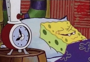 Spongebob alarm Spongebob meme template