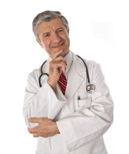 Doctor thinking Stock Photo meme template