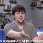 JonTron 'Thats a violation of human decency'  meme template blank YouTube