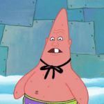 Patrick as Pinhead Larry Spongebob meme template blank