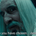 So you have chosen... death  meme template blank Saruman, lotr