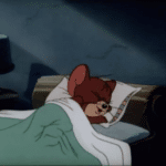 Jerry sleeping  meme template blank Tom and Jerry