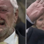 Old Man Crying then Saluting  meme template blank