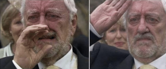 Meme Generator - Old Man Crying then Saluting - Newfa Stuff