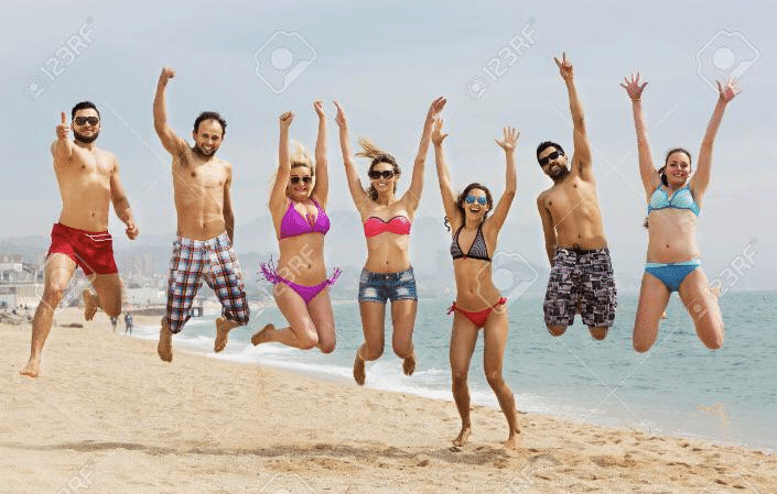 One person failing to jump stock photo  meme template blank