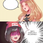 Shes completely delusional comic  meme template blank Pokemon, anime