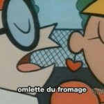 Dexter 'Omlette du Fromage'  meme template blank Cartoon Network