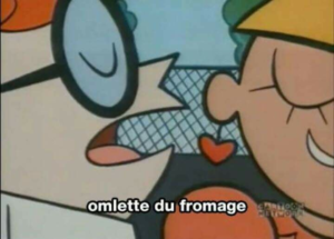 Dexter ‘Omlette du Fromage’  Food meme template