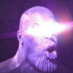 Thanos Laser Eyes  meme template blank