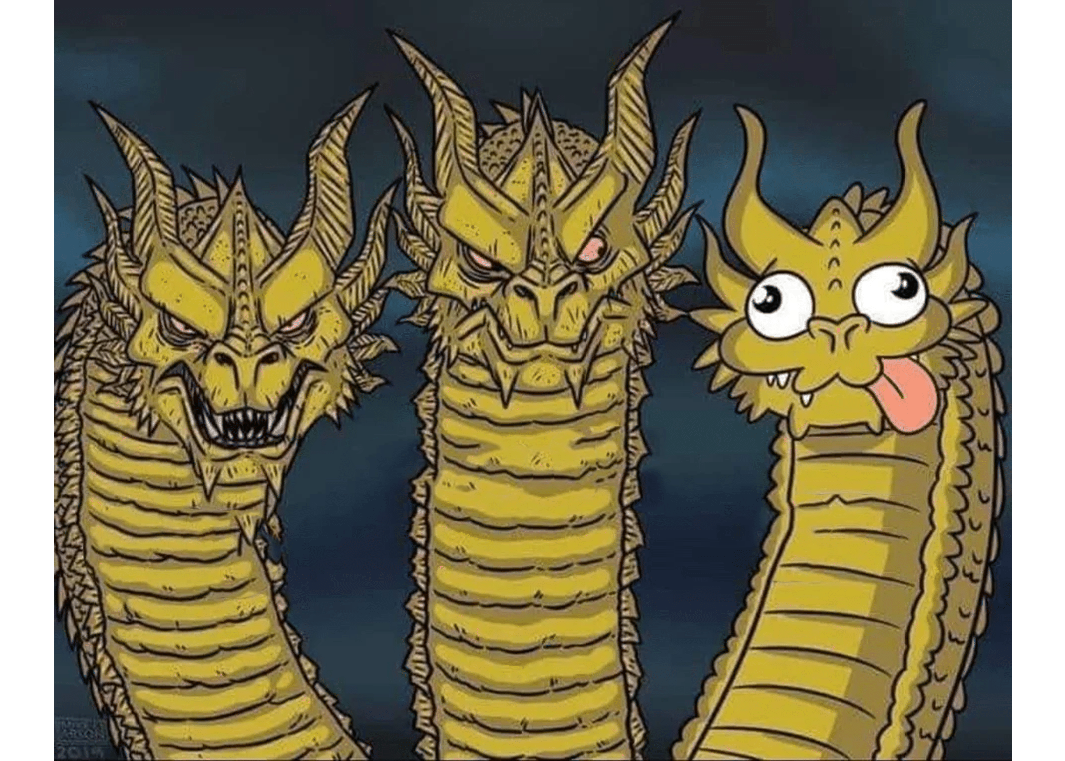 Meme Generator Three Dragons (blank template) Newfa Stuff
