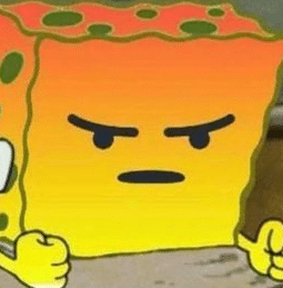 Spongebob Angery Spongebob meme template