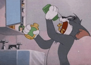 Tom Cat Taking Pills Tom and Jerry meme template
