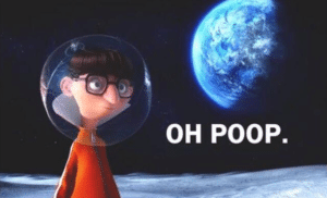 Oh poop (Despicable Me) Space meme template
