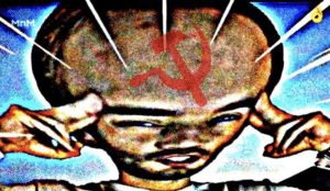 Soviet forehead Communism meme template