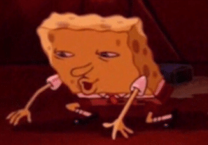 Spongebob looking on the floor Floor meme template