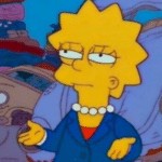 Lisa Arms Out, Confused Simpsons meme template blank Annoyed