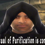The ritual of purification is complete  meme template blank Elder Scrolls, gaming