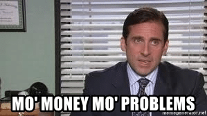 Michael Scott ‘Mo money mo problems’ The Office meme template