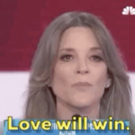 Marianne Williamson 'Love will win'  meme template blank