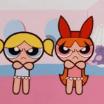 Bubbles and Blossom Crossed Arms  meme template blank Angry