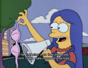 Marge ‘This is the first step to free us from our male imposed shackles’ Posing meme template