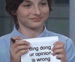 Mike 'Ding dong your opinion is wrong'  meme template blank Stranger Things