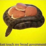 Dont touch my bread government  meme template blank