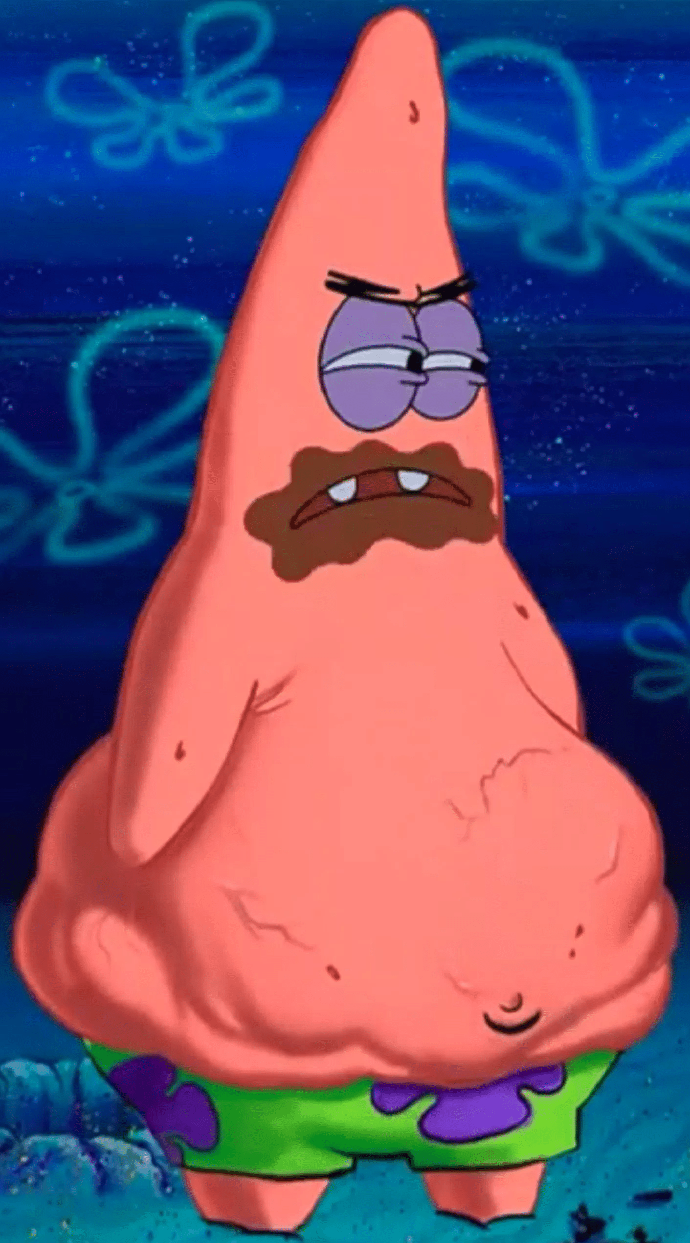 Meme Generator - Patrick fat after eating chocolate - Newfa Stuff