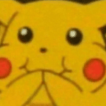 Pikachu trying not to laugh  meme template blank Pokemon, anime
