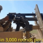 Laughs in 3000 rounds per minute  meme template blank military, guns