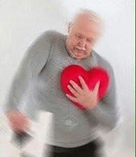 Old man holding heart Wholesome meme template