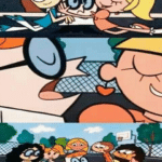 Dexter whispering in ear (extended, blank template)  meme template blank Cartoon Network