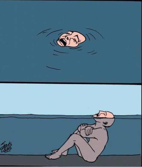 Meme Generator - Drowning in shallow water - Newfa Stuff