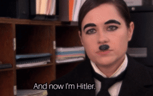 Pam ‘And now Im Hitler’ Hitler meme template