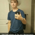 Yee haw where all the antidepressants at partner  meme template blank