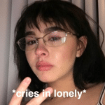 Asian girl cries in lonely  meme template blank