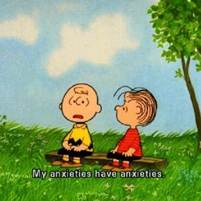 Charlie Brown ‘My anxieties have anxieties’ Brown meme template