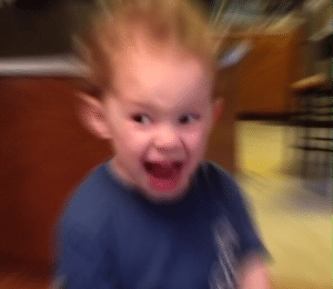 Gavin screaming Radial Blur meme template