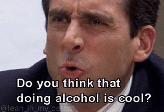 Meme Generator - Michael 'Do you think doing alcohol is ...