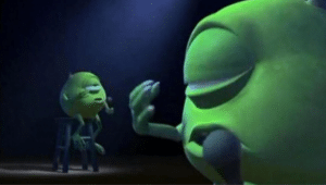 Mike Wazowski singing Monsters Inc Monsters Inc. meme template