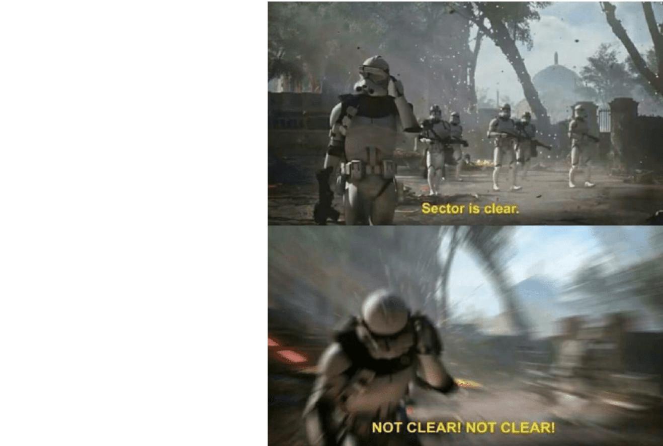 sector is clear not clear not clear