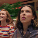 Showing Eleven the mall  meme template blank Stranger Things, amazement