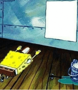 Spongebob Worshipping Spongebob meme template