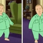 Bobby dancing long sleeves  meme template blank King of the Hill
