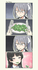Eating clovers (blank template) Vertical meme template
