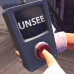Pressing unsee button  meme template blank Scout, TF2, gaming