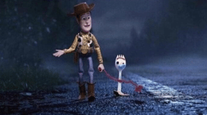 Woody walking with spoon toy Walking meme template