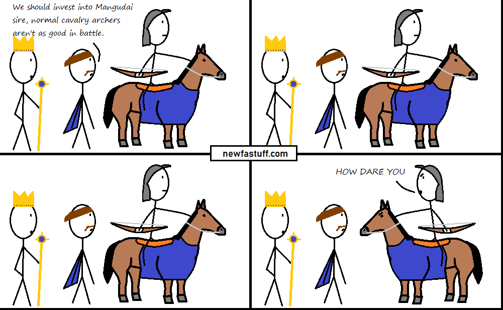 age of empires comic cavalry archers