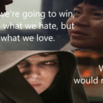 star-wars-memes sequel-memes text: Thatls how re going to win, not fighti g what we hate, but saving what we love. Works great/ would recommend  sequel-memes