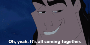 Oh yeah. Its all coming together  Kronk meme template